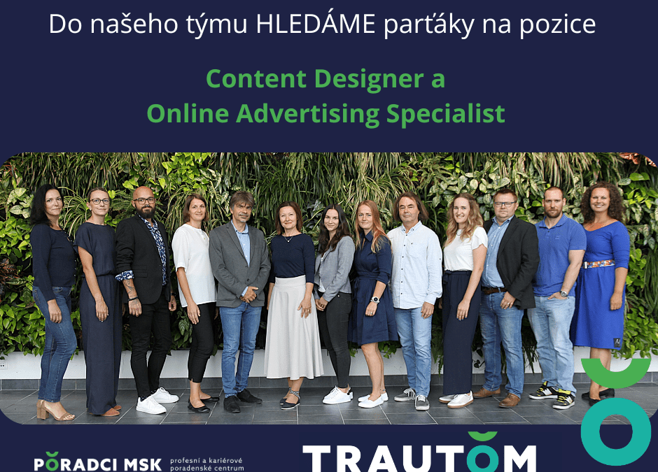Hledáme nové kolegy
